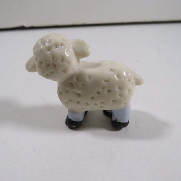 White Sheep Sesame Street Play Farm Figure PVC not labeled - Picture 4 of 8
